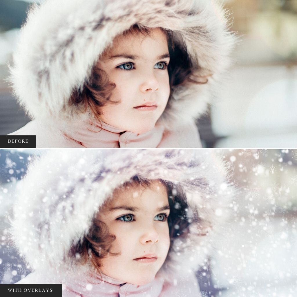 Snow Photoshop Overlays