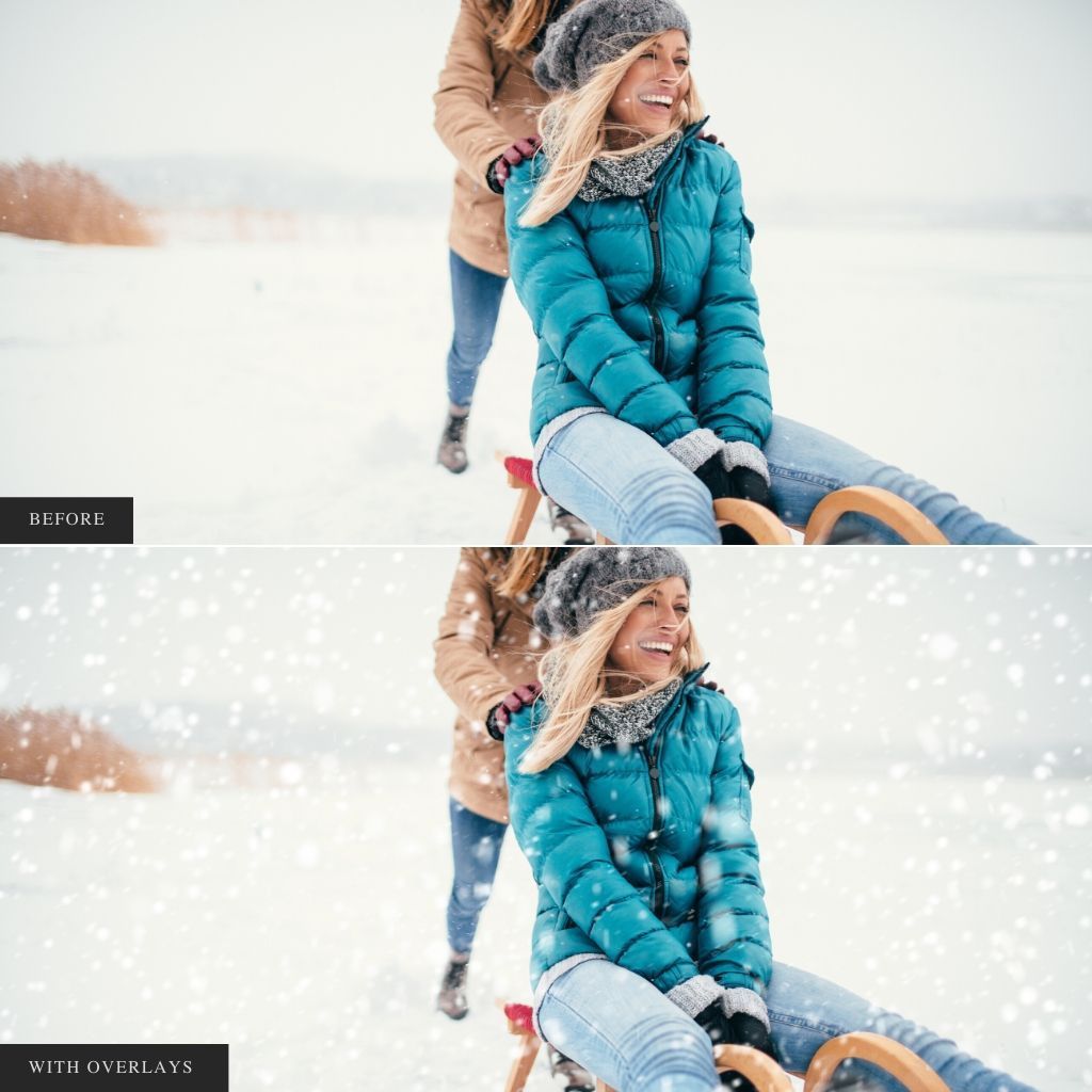 Snow Photoshop Overlays