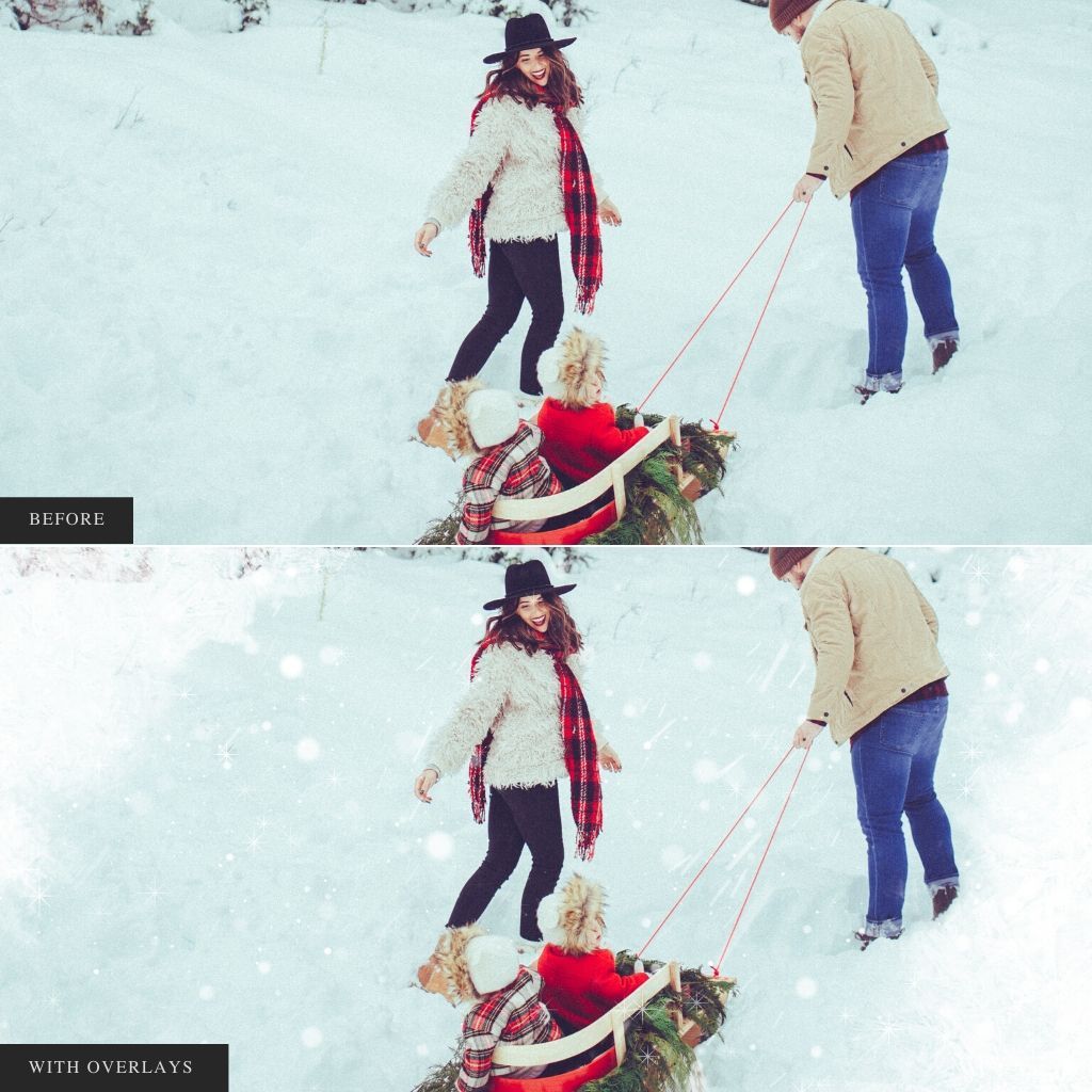 Snow Photoshop Overlays