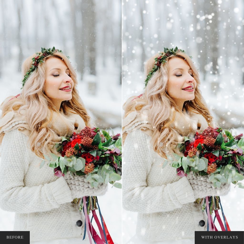Snow Photoshop Overlays