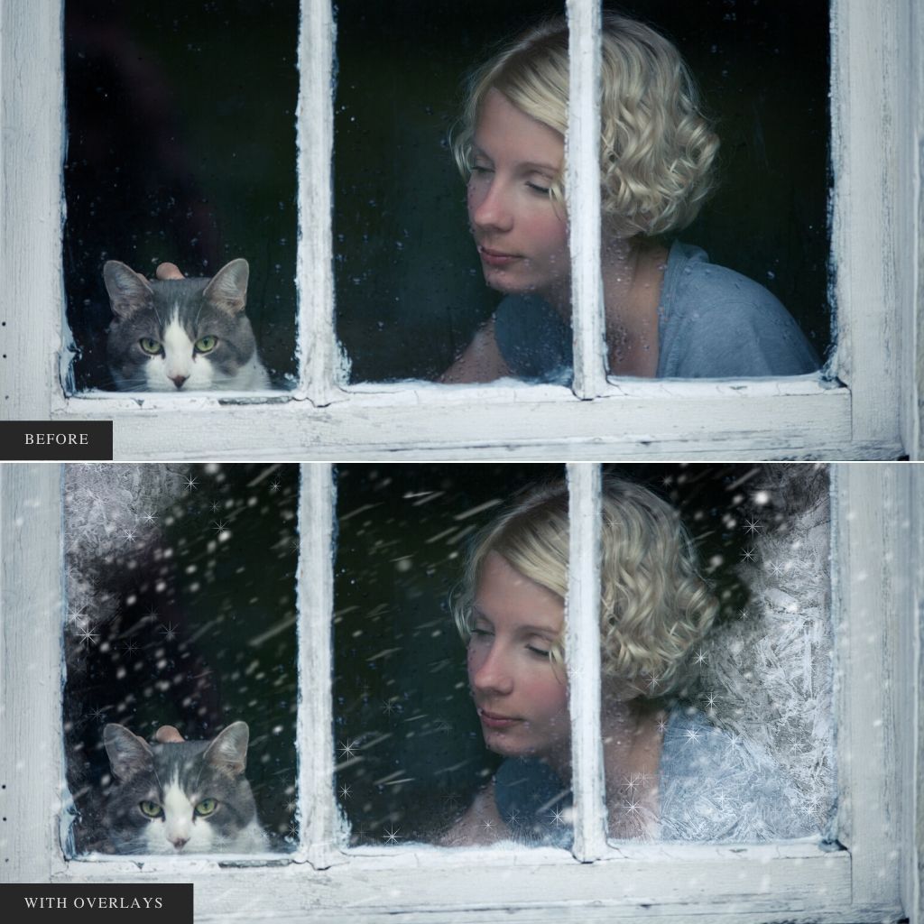 Snow Photoshop Overlays