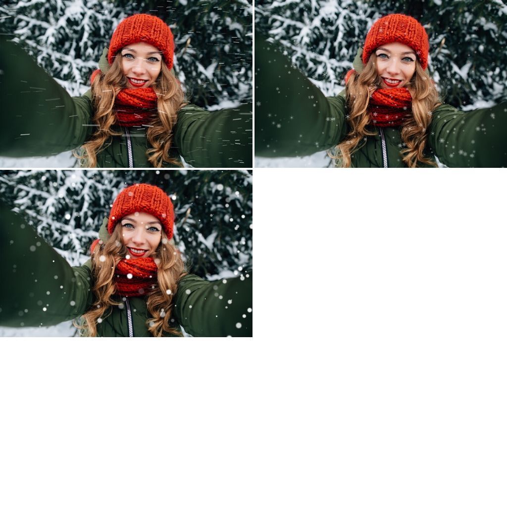 Snow Photoshop Overlays