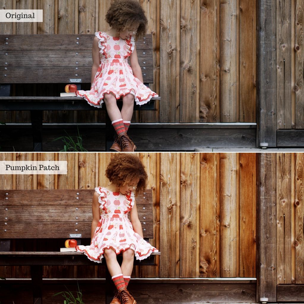 Apple Orchards Autumn Photoshop Actions