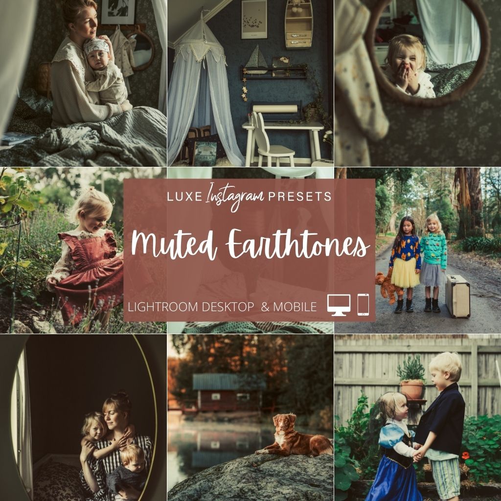 Muted Earthtones Instagram Presets for Lightroom Mobile & Desktop