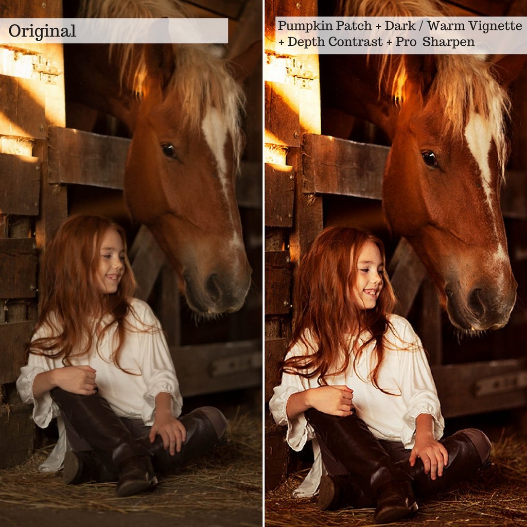 Apple Orchards Autumn Photoshop Actions