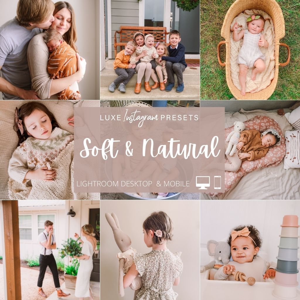 Soft & Natural Instagram Presets for Lightroom Mobile & Desktop