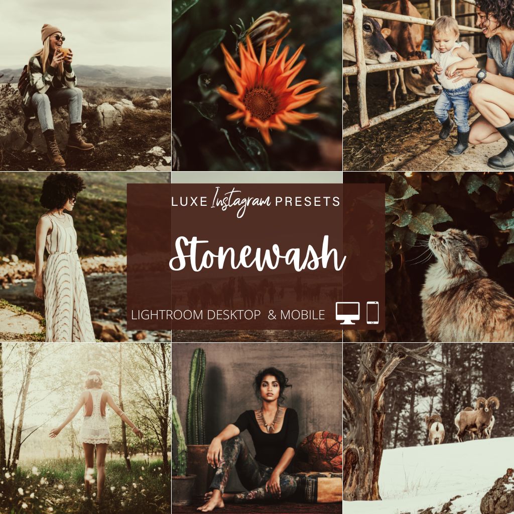 Stonewash Instagram Presets for Lightroom Mobile & Desktop