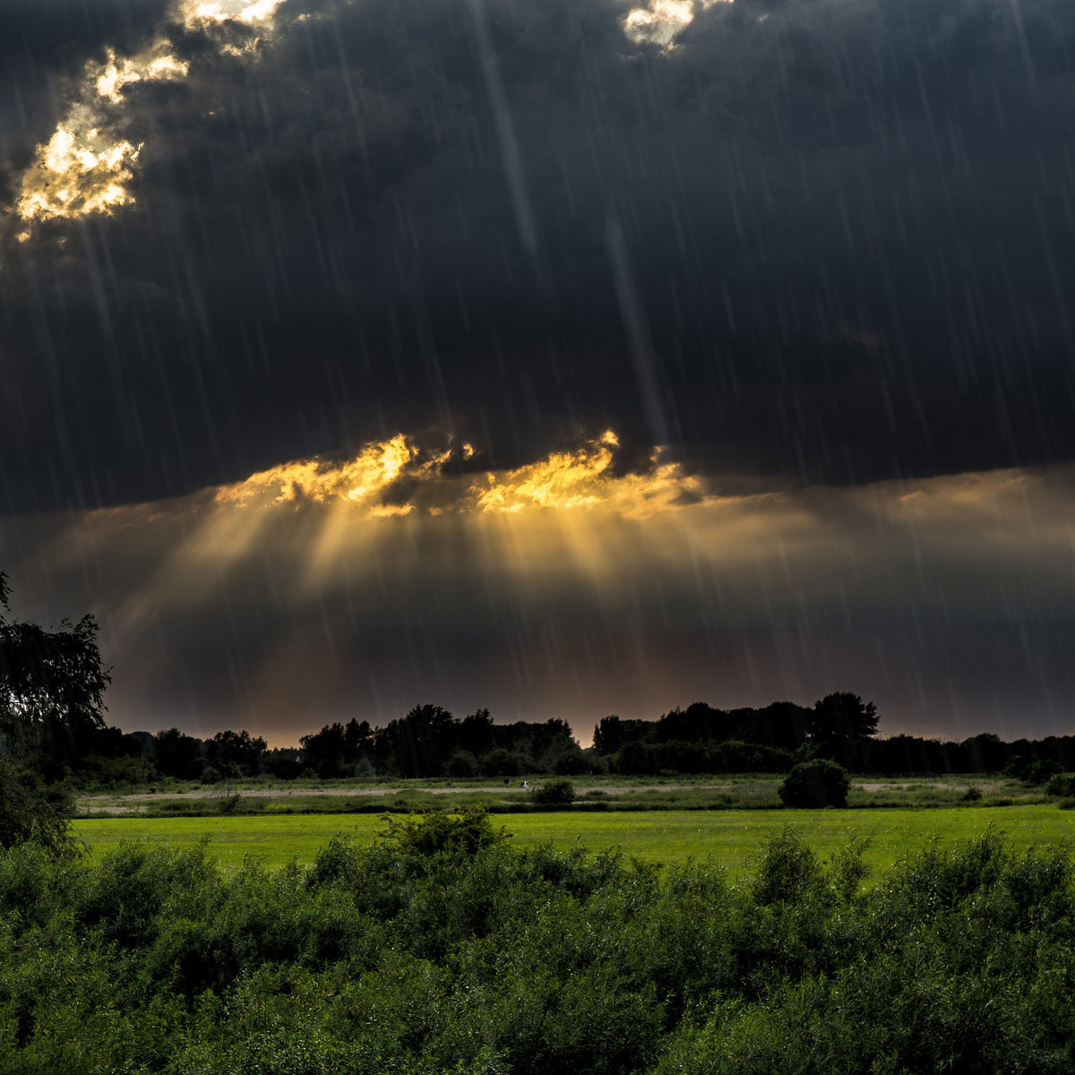 Rain & Rainbow Overlays – Photoshop & More